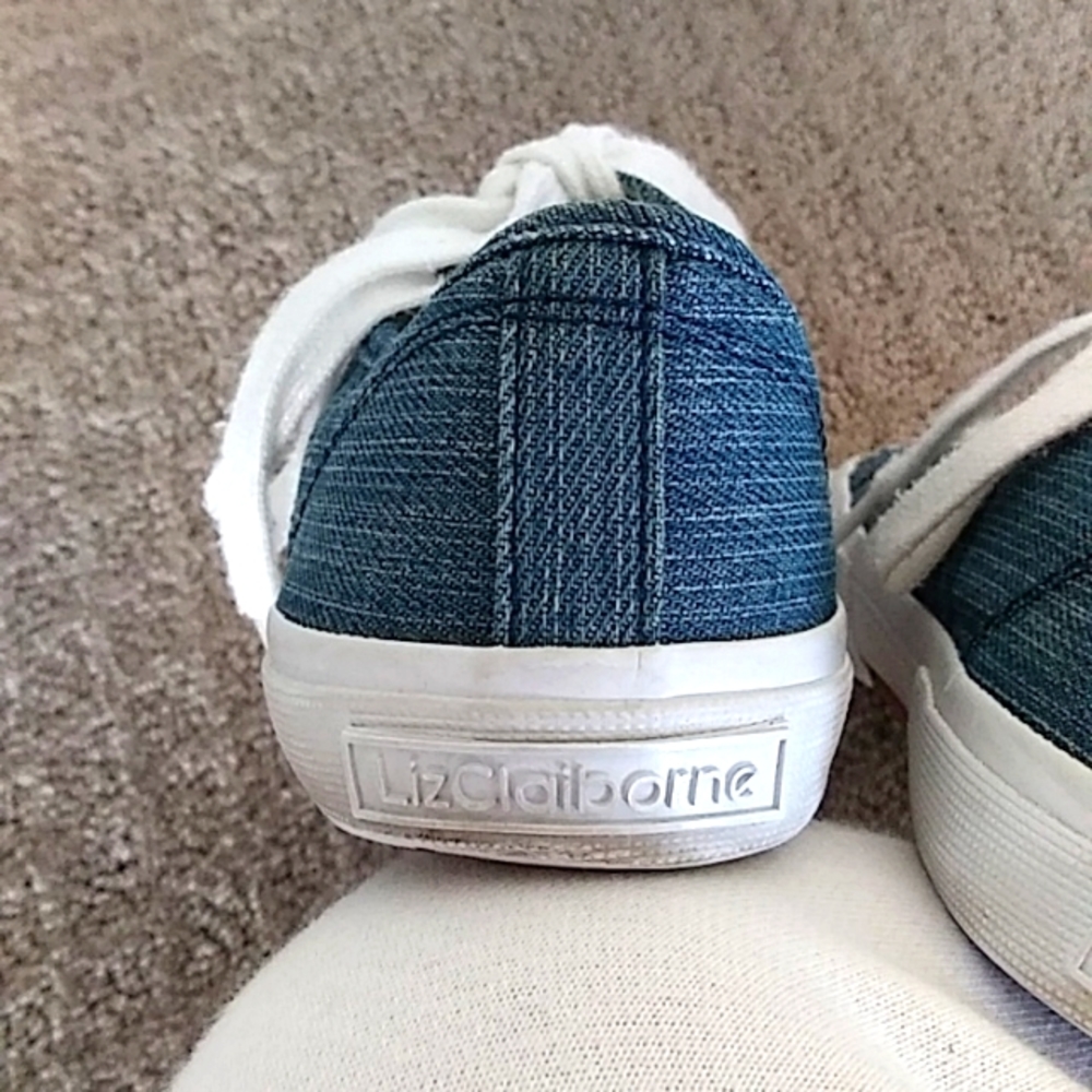 Liz Claiborne Denim Sneakers - Picture 4 of 8